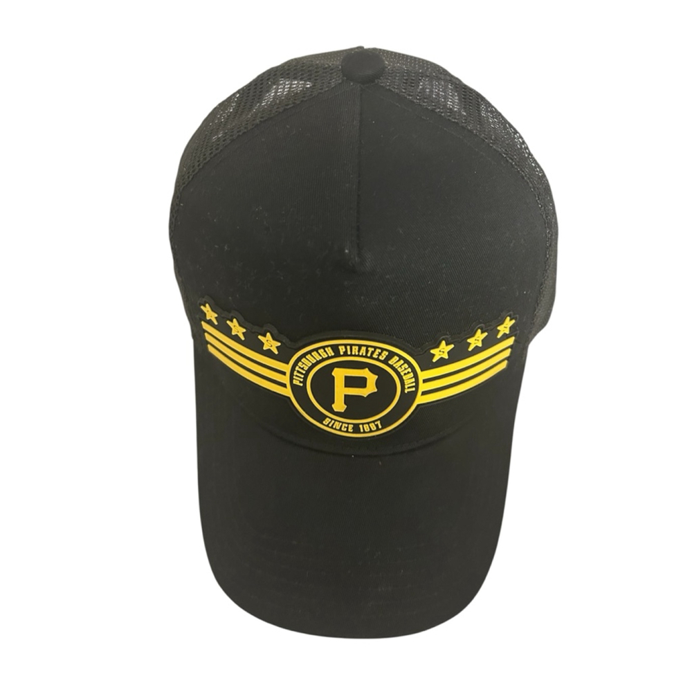 Pittsburgh Pirates Baseball Cap Adjustable Black
